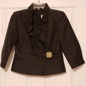 Sz 4P black dress top